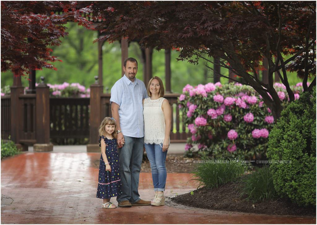 outdoor Family portrait at family photography session with Karissa Zimmer