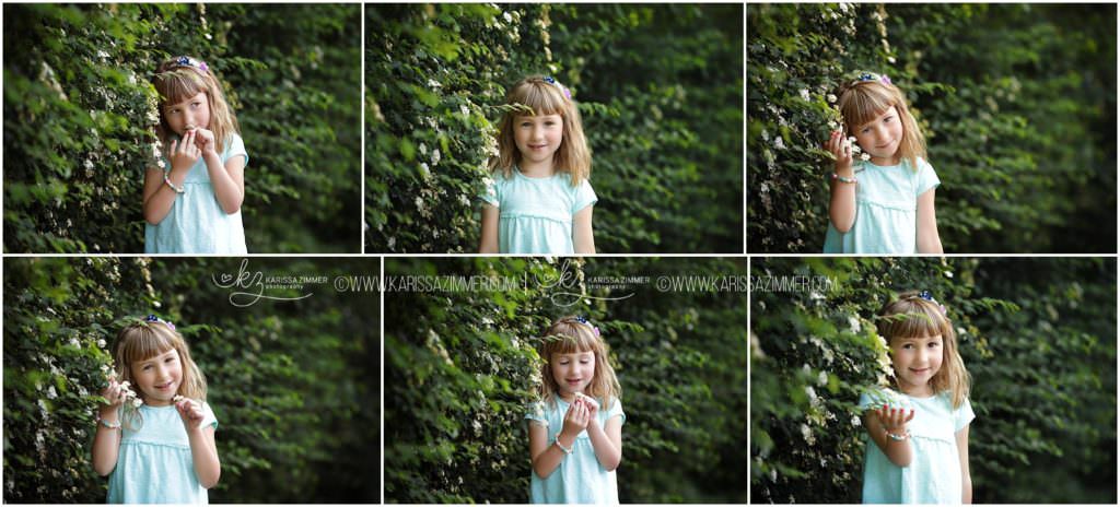 Child at outdoor family photography session in harrisburg pa