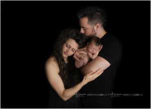 newborn baby in parents arms in Mechanicsburg PA with Karissa Zimmer