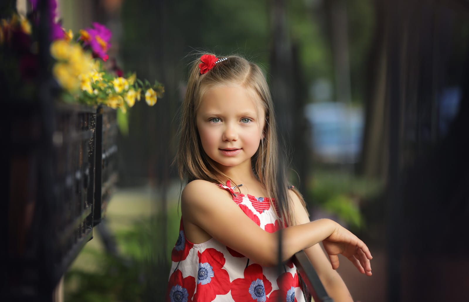 child poses near mechanicsburg pa during photoshoot with karissa zimmer photography