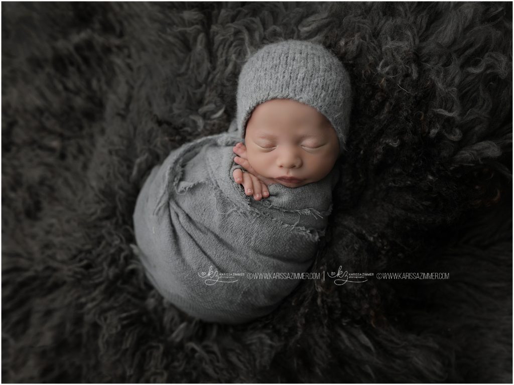 newborn boy photographed by karissa zimmer photography in camp hill pa