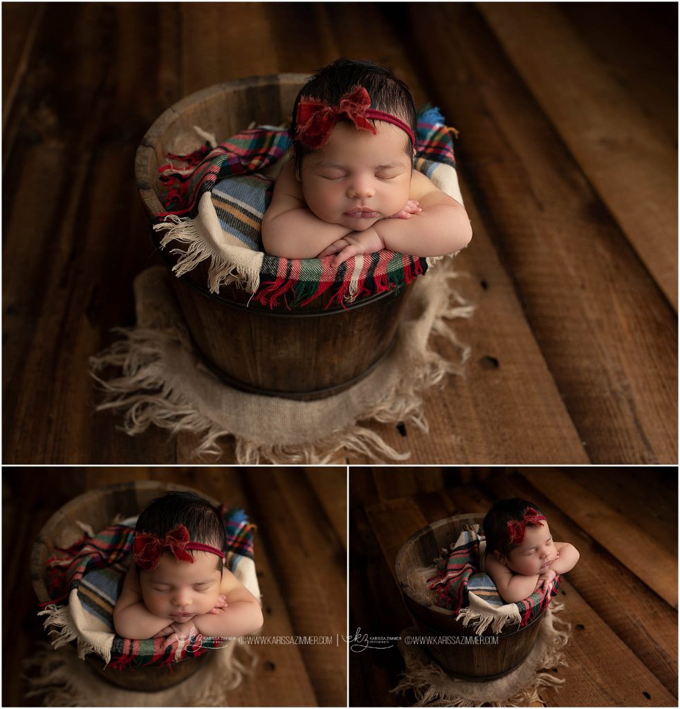 Booking a newborn baby girl session with Karissa Zimmer Photography