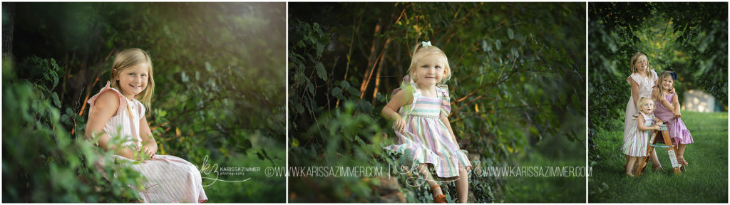 Karissa Zimmer Photography photographs 3 sisters at their Harrisburg Family Session