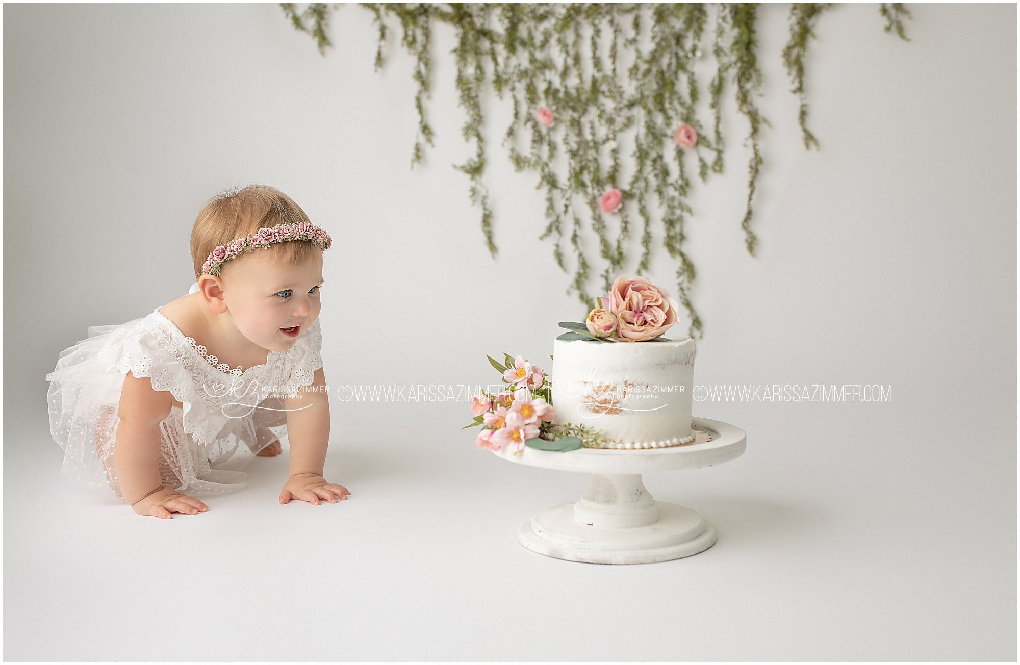 First Birthday Cake Smash Photography Session near Camp Hill PA