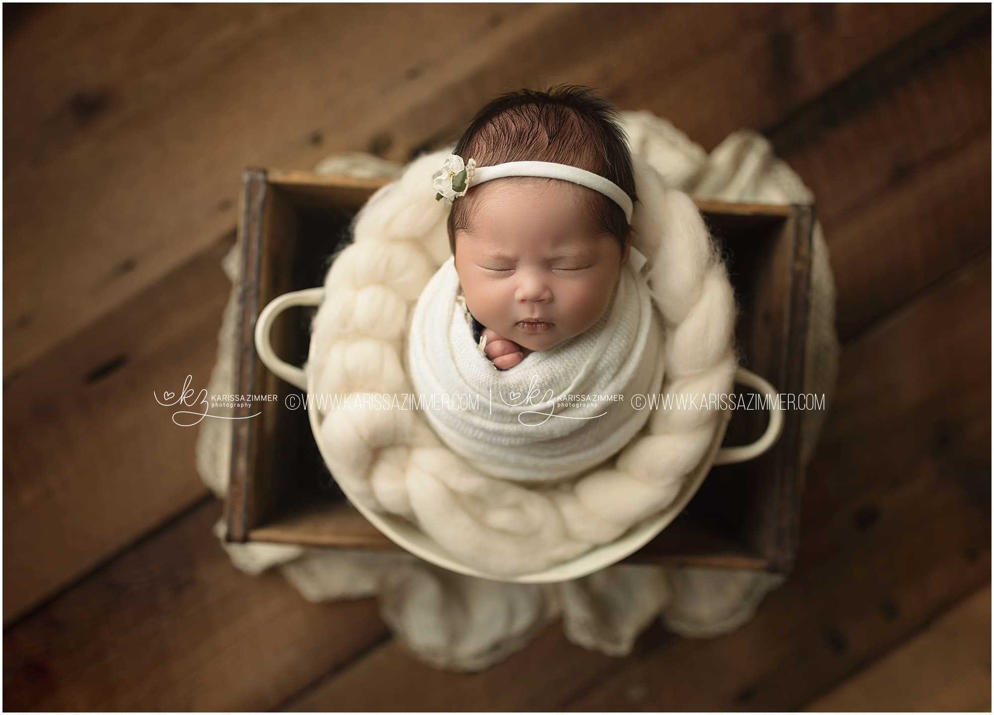 newborn photography prop pose