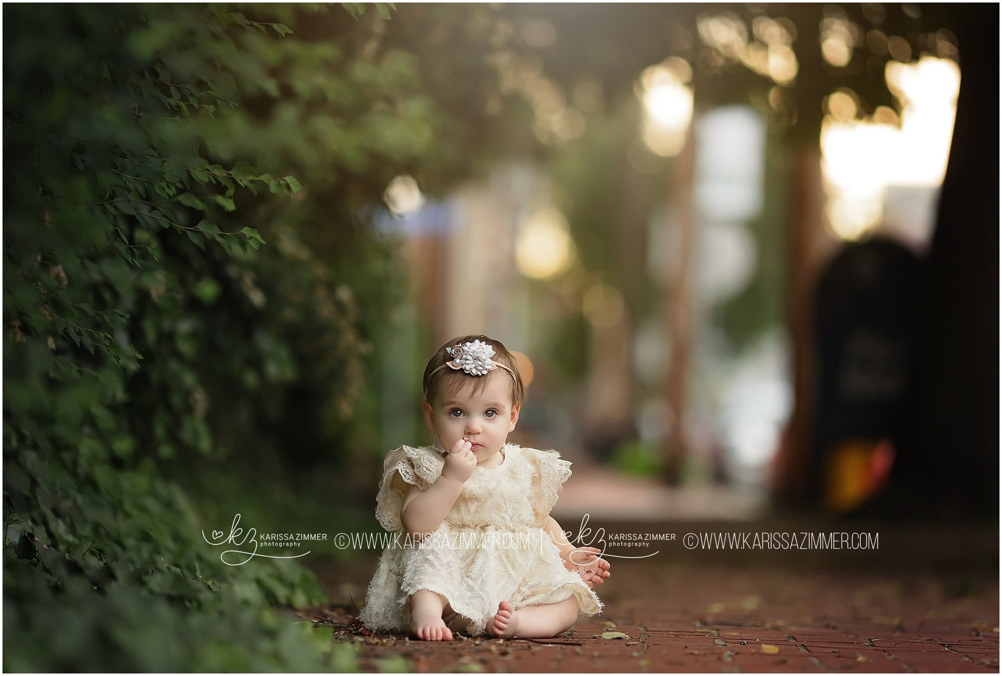 Outdoor Baby photos by Hershey PA family photographer