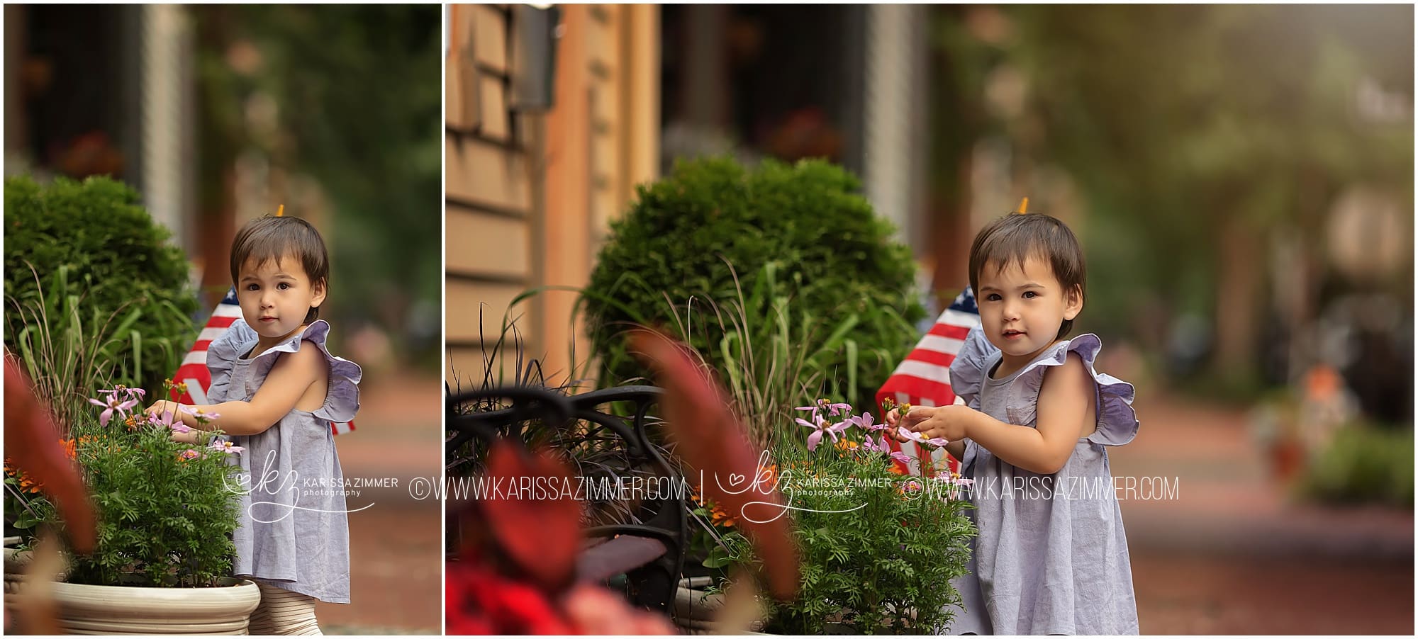 little girl photographed at outdoor family photography session in Harrisburg PA