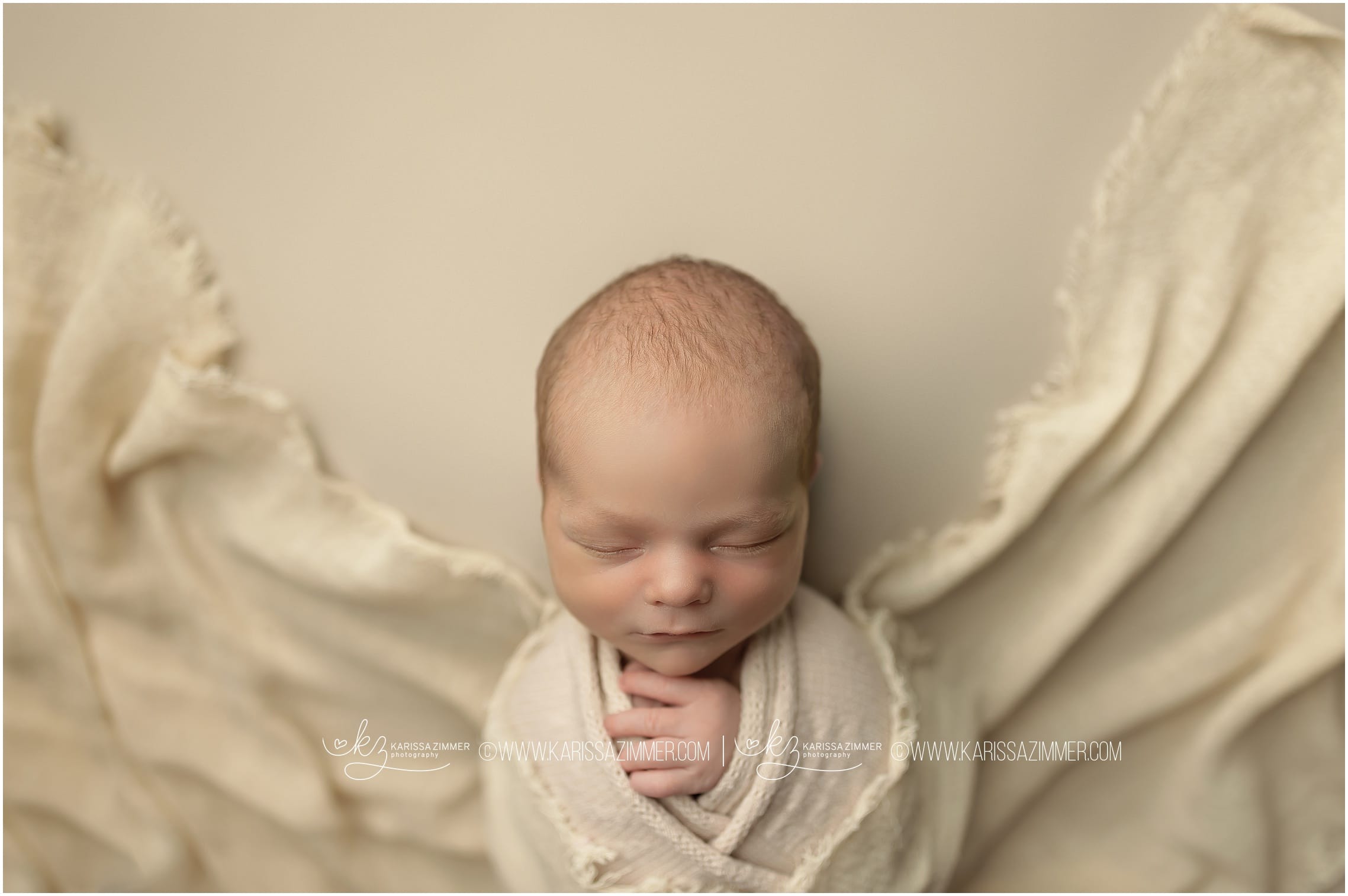 newborn baby boy posed studio photos