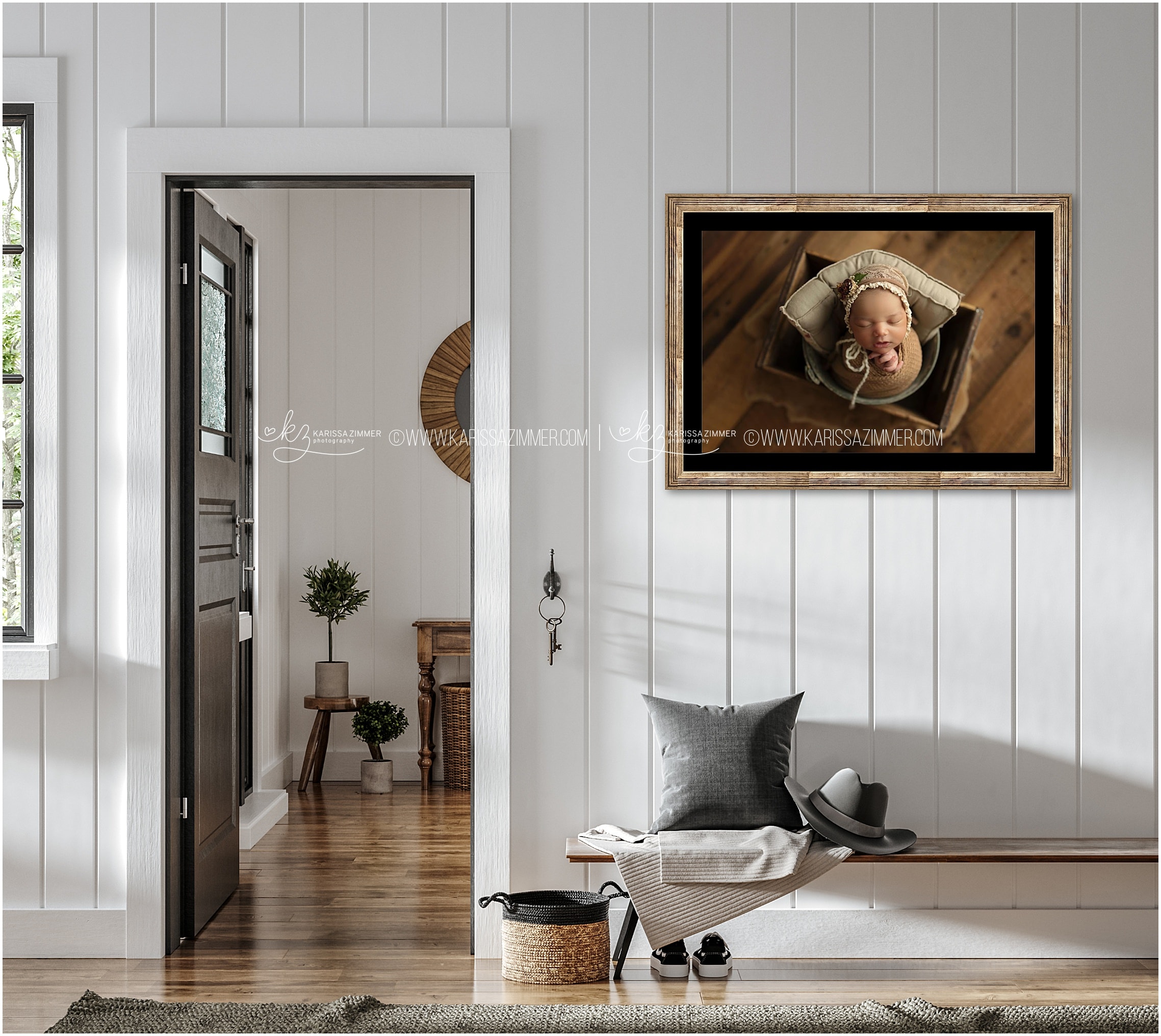 Custom framed wall art by Karissa Zimmer Photography