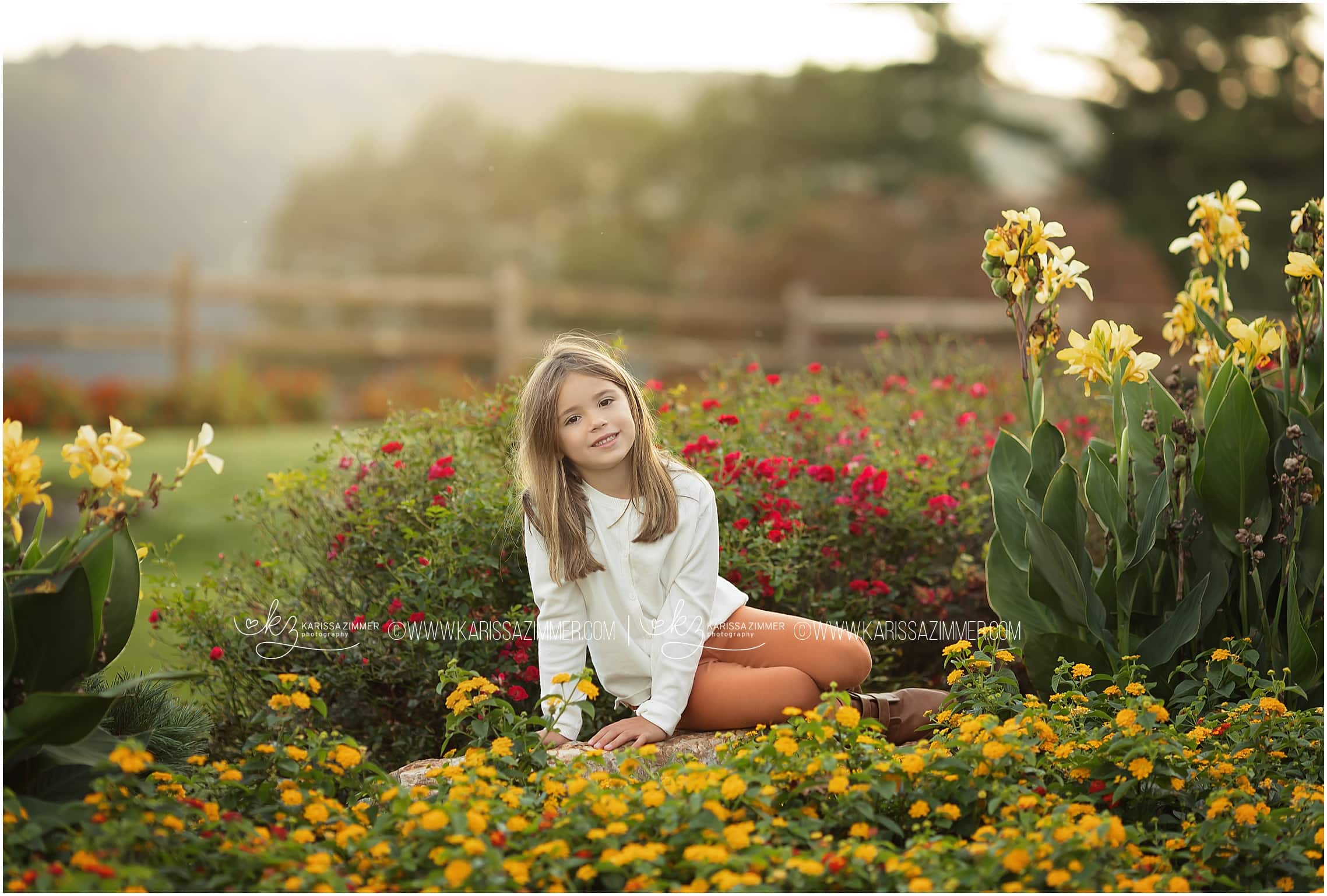 Child outdoor photography session