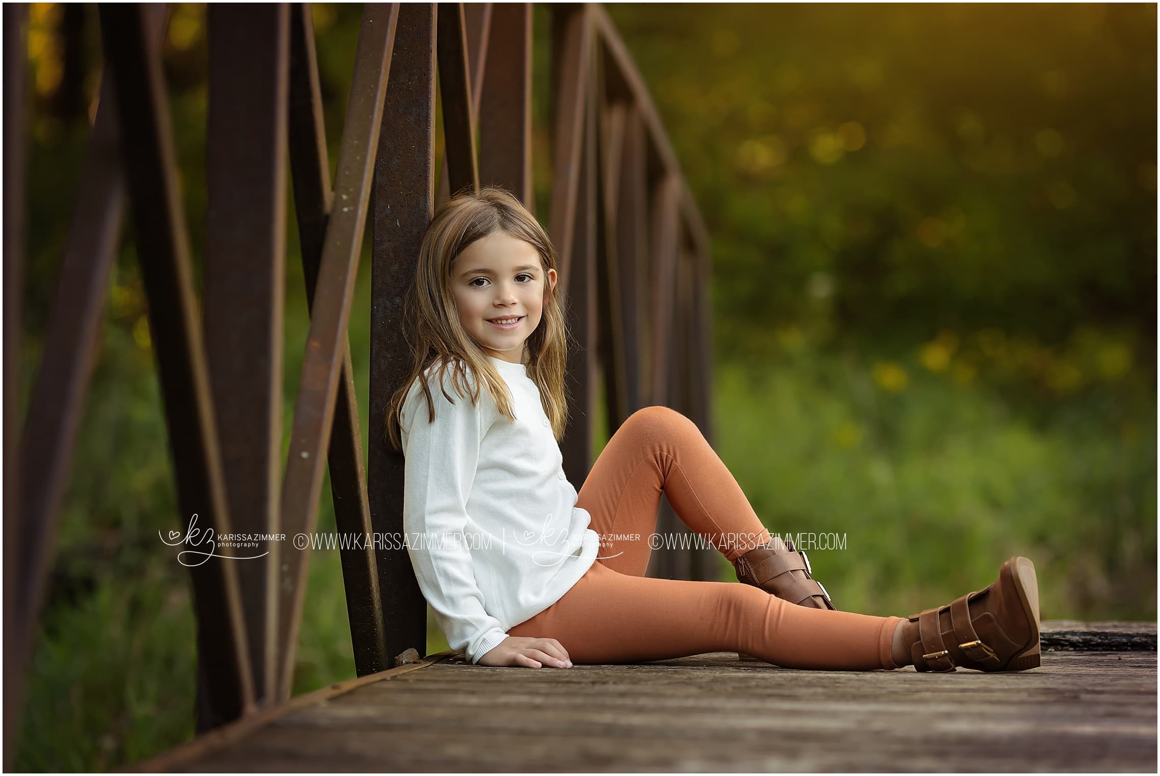 Outdoor child portraits in Harrisburg