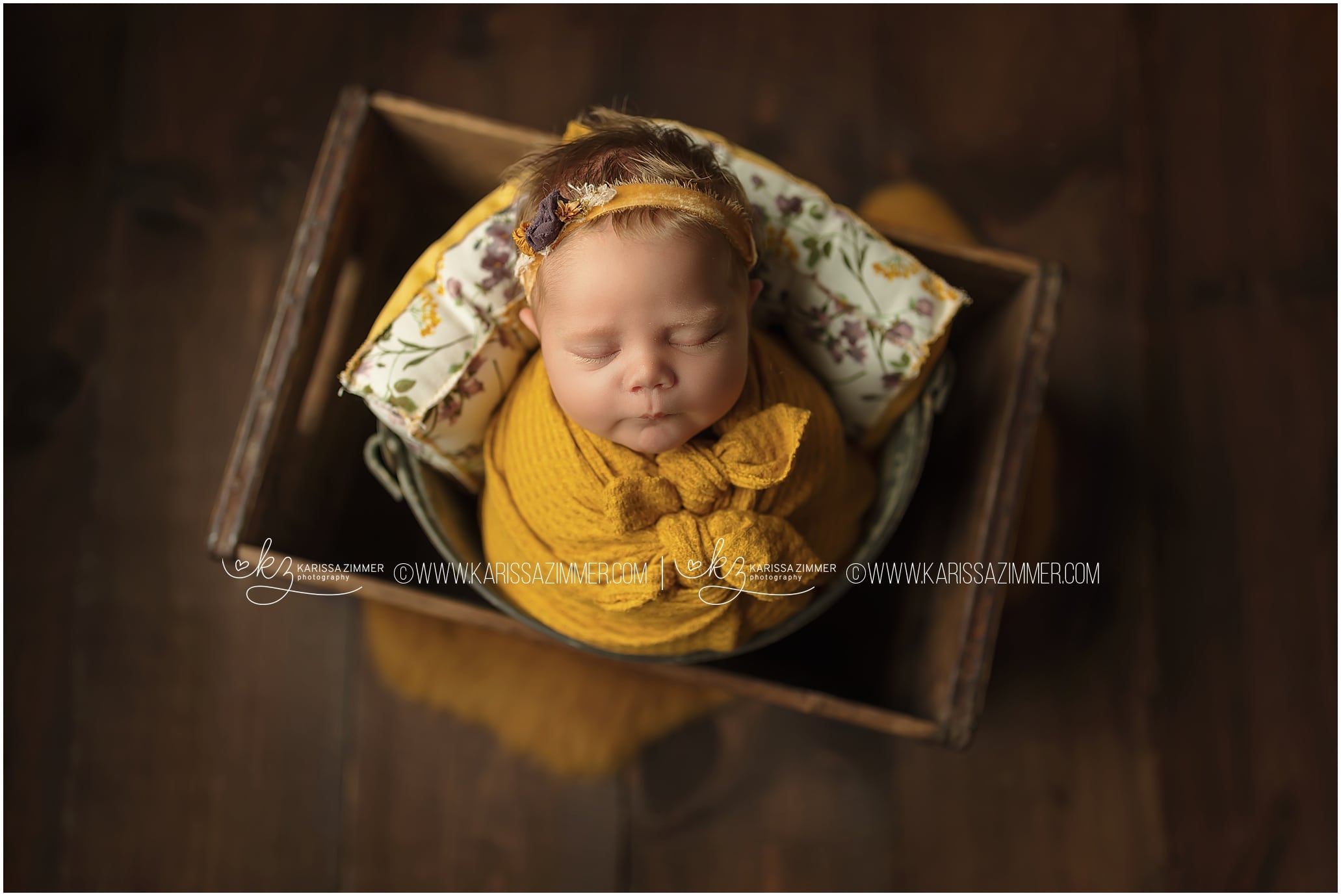 Newborn Baby girl posed studio photos
