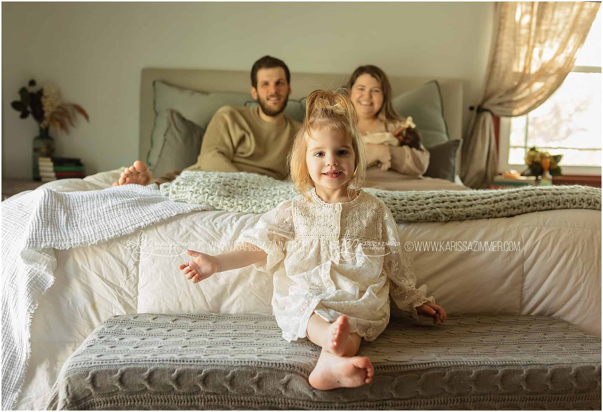 Lifestyle newborn photography session in Harrisburg PA