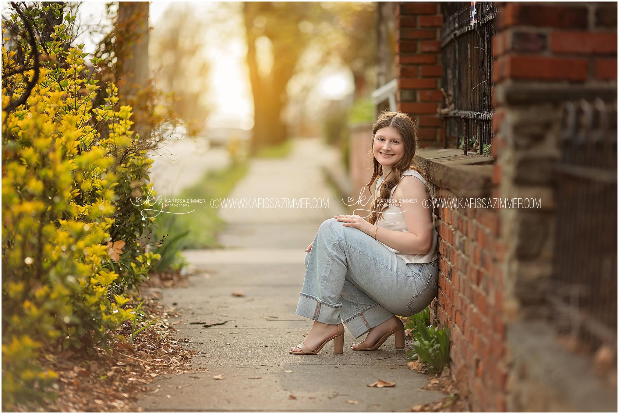 High School senior girl photos with Karissa Zimmer Photography