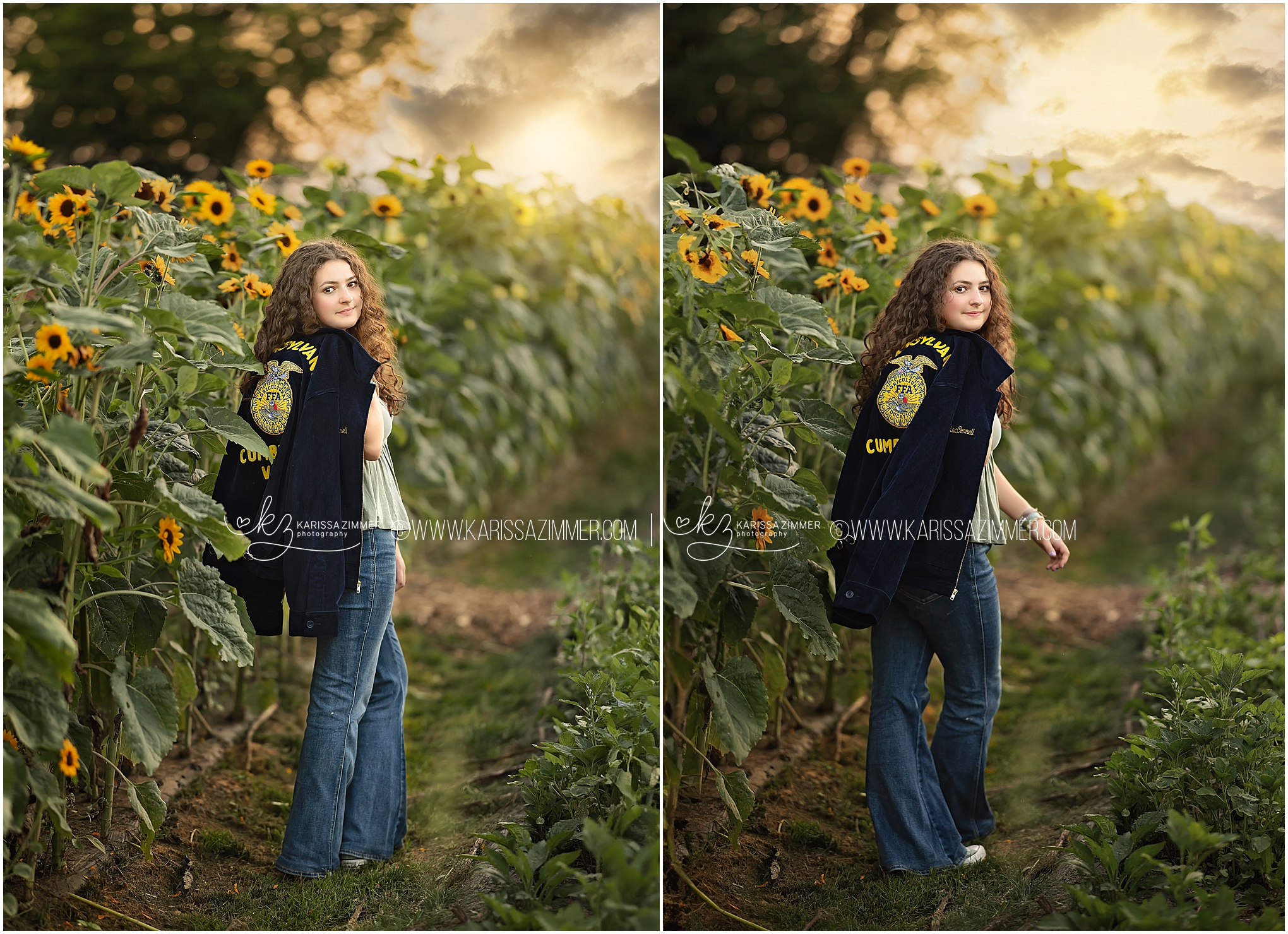 FFA jacket senior pics